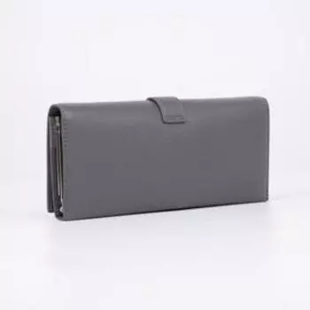 Кошелёк на магнитах, цвет серый