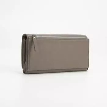 Кошелёк женский на магнитах, цвет серый