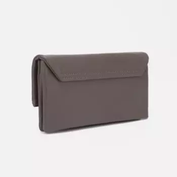 Кошелёк на магнитах, цвет серый