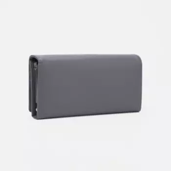 Кошелёк на магнитах, цвет серый