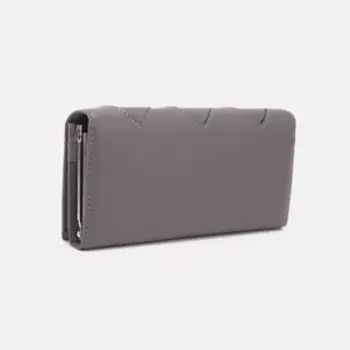Кошелёк на магнитах, цвет серый