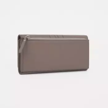 Кошелёк на магнитах, цвет серый