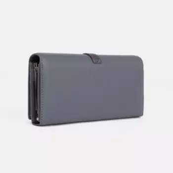 Кошелёк на магнитах, цвет серый