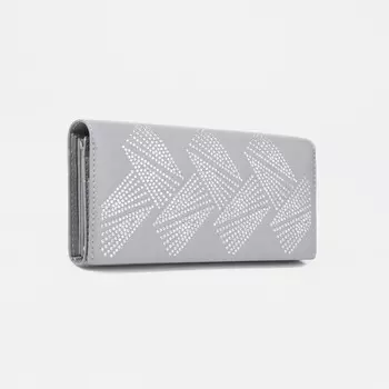 Кошелёк на магнитах, цвет серый