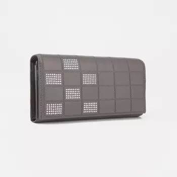 Кошелёк на магнитах, цвет серый