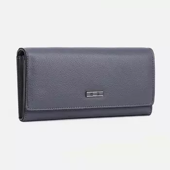 Кошелёк на магнитах, цвет серый