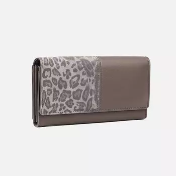 Кошелёк на магнитах, цвет серый