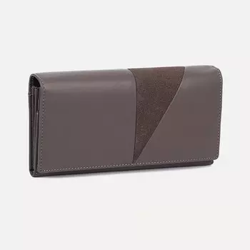 Кошелёк на магнитах, цвет серый