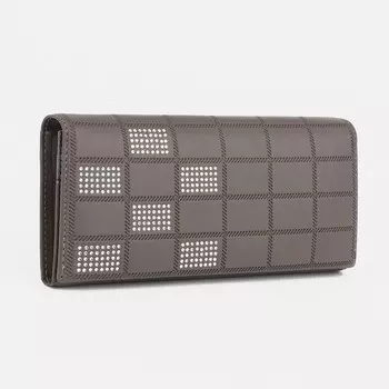 Кошелёк на магнитах, цвет серый