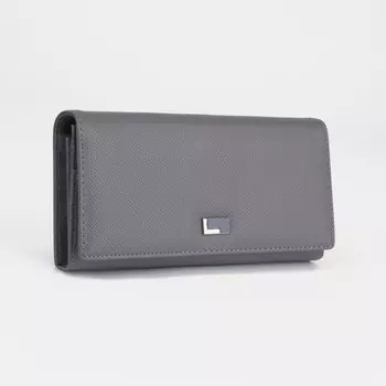 Кошелёк на магнитах, цвет серый