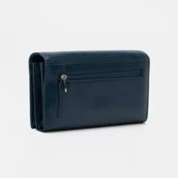 Кошелёк на магнитах, цвет синий