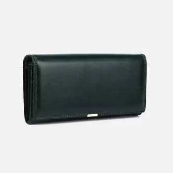 Кошелёк на магнитах, цвет тёмно-зелёный