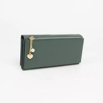 Кошелёк на магнитах, цвет зелёный