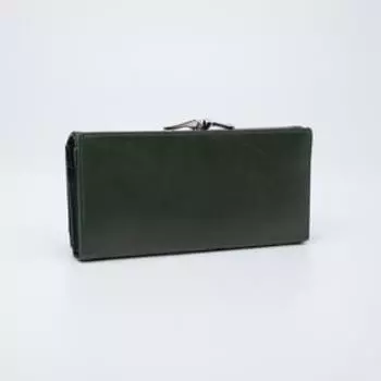 Кошелёк на магнитах, цвет зелёный