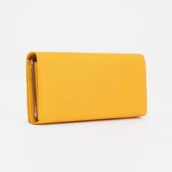 Кошелёк на магнитах, цвет жёлтый