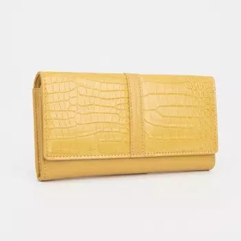 Кошелёк на магнитах, цвет жёлтый