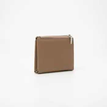 Кошелёк женский на магните, цвет бежевый