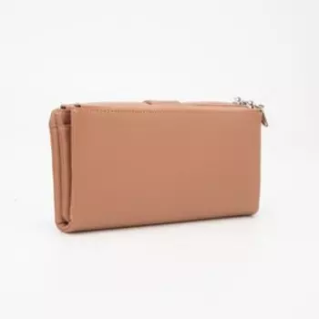 Кошелёк на магните, цвет бежевый