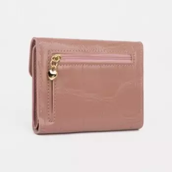 Кошелёк женский на магните, цвет бежевый