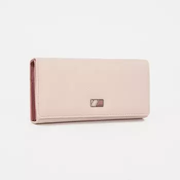 Кошелёк на магните, цвет бежевый