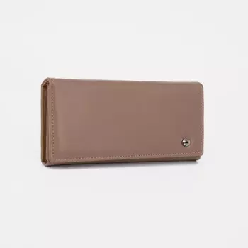 Кошелёк на магните, цвет бежевый