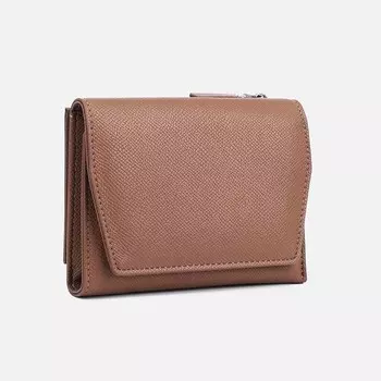 Кошелёк на магните, цвет бежевый