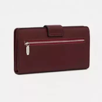 Кошелёк на магните, цвет бордовый