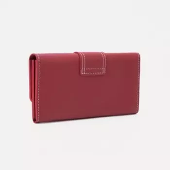 Кошелёк на магните, цвет бордовый