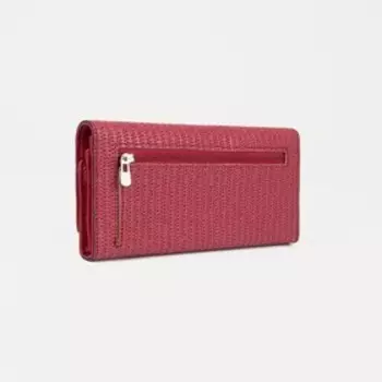 Кошелёк женский на магните, цвет бордовый