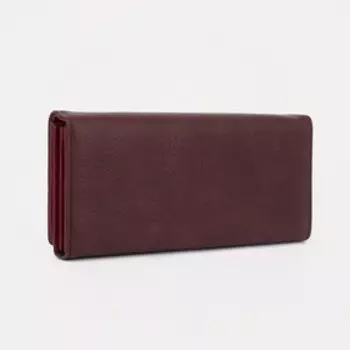 Кошелёк на магните, цвет бордовый