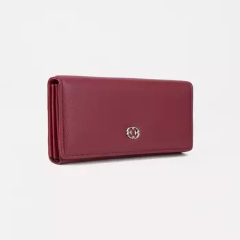 Кошелёк женский на магните, цвет бордовый