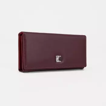 Кошелёк на магните, цвет бордовый