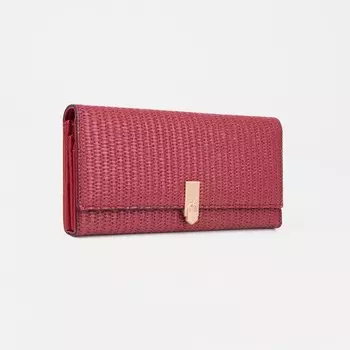 Кошелёк женский на магните, цвет бордовый