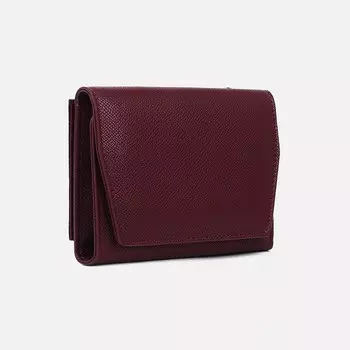 Кошелёк женский на магните, цвет бордовый