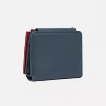 Кошелёк на магните, цвет бордовый/серый