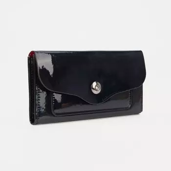 Кошелёк на магните, цвет черный