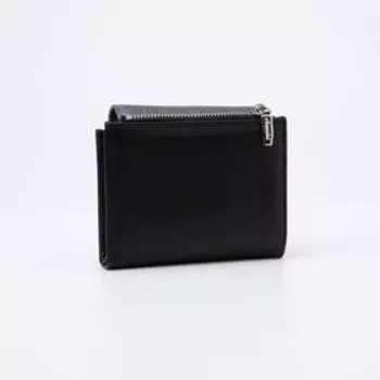 Кошелёк женский на магните, цвет чёрный