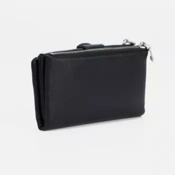 Кошелёк на магните, цвет чёрный