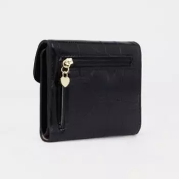 Кошелёк на магните, цвет чёрный