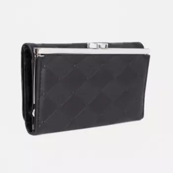 Кошелёк на магните, цвет чёрный