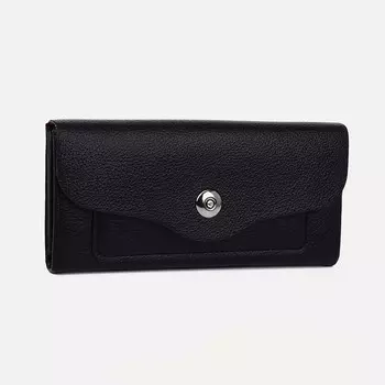 Кошелёк на магните, цвет чёрный