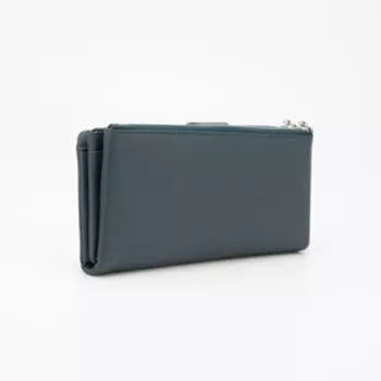 Кошелёк женский на магните, цвет голубой