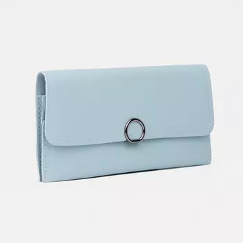 Кошелёк на магните, цвет голубой