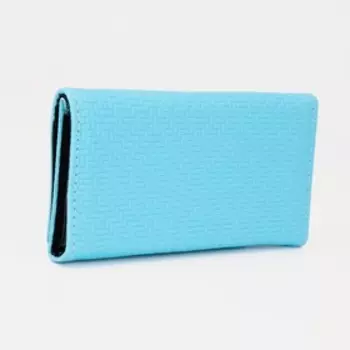 Кошелёк на магните, цвет голубой
