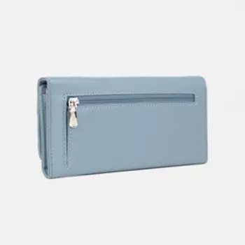 Кошелёк женский на магнитах, цвет голубой