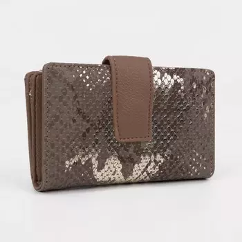 Кошелёк женский на магните, цвет хаки