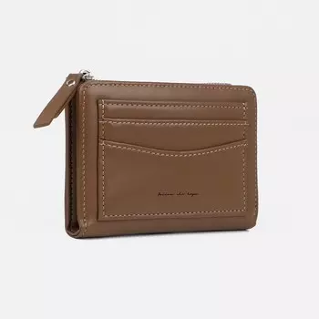 Кошелёк на магните, цвет коричневый