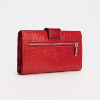 Кошелёк на магните, цвет красный