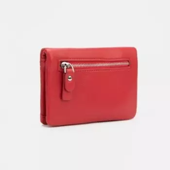 Кошелёк на магните, цвет красный