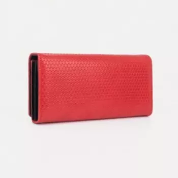 Кошелёк на магните, цвет красный